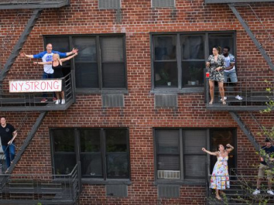 Residents in the apartment